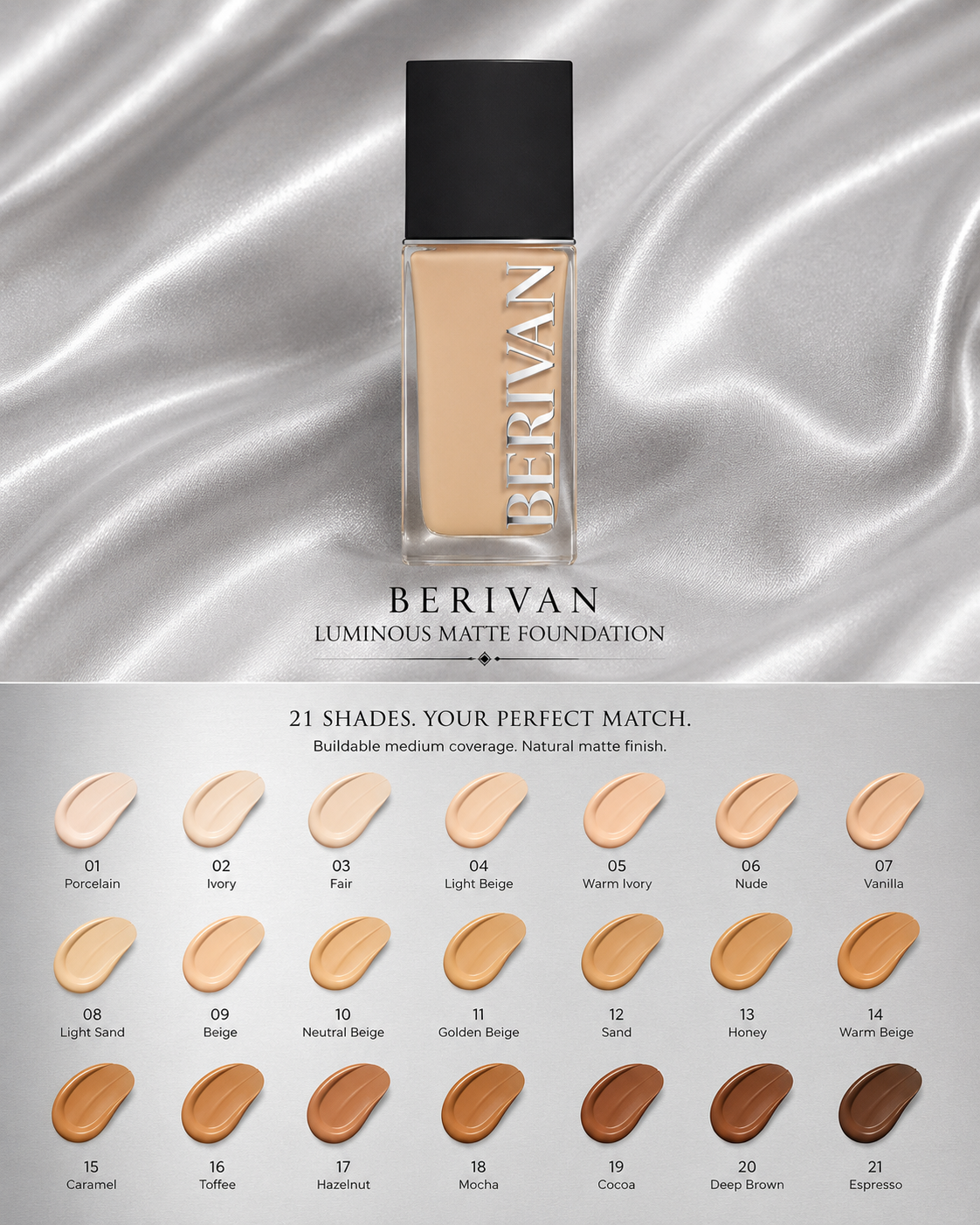 Skin Flawless Fluid Foundation 24H wear